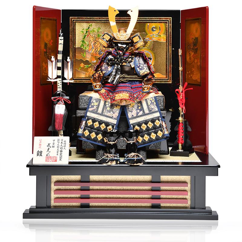 オールノット E7 豪華な屏風のみ 盛上手描き屏風 龍虎柄 五月人形屏風