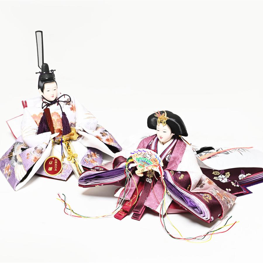 小京都】【ひな人形】親王飾京小十番親王:小京都:小倉草園作 小京都】【ひな人形】親王飾京小十番親王:小京都:小倉草園作