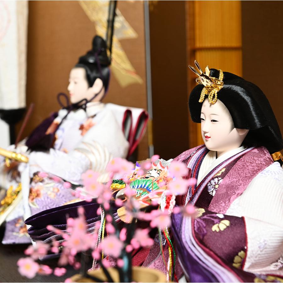 小京都】【ひな人形】親王飾京小十番親王:小京都:小倉草園作 小京都】【ひな人形】親王飾京小十番親王:小京都:小倉草園作
