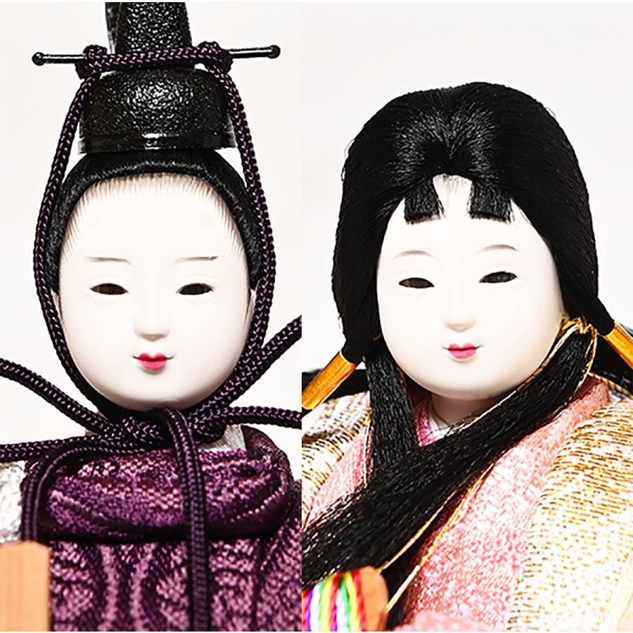 柴田家千代】【ひな人形】 親王飾 小芥子親王：手刺繍衣装：柴田