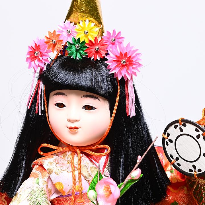 御所人形】【わらべ人形】8号浅妻 八重垣：敏光作【ひな人形】【浮世