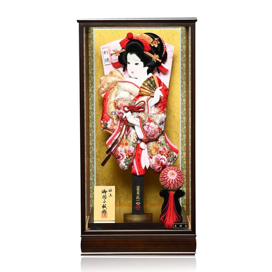 匠一好羽子板】【羽子板】羽子板18号桜華：梅絵四季花刺繍裂地：伝統