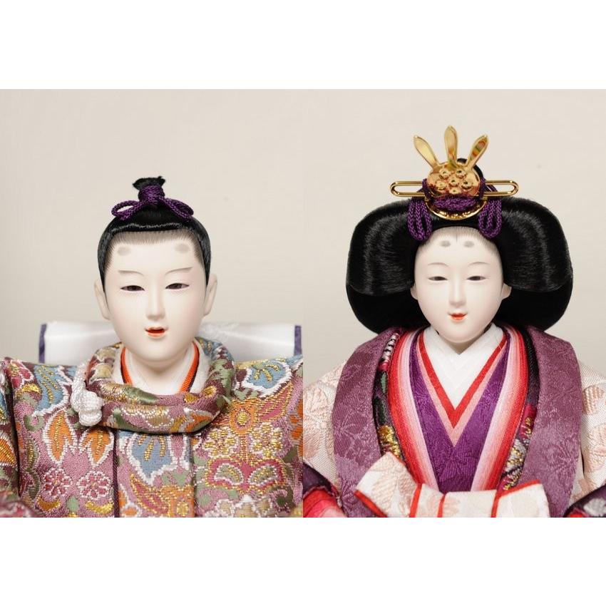 小三五 親王飾り 菊柄 黒色 雛人形 ひな人形 雛祭り 雛飾り ひな飾り 【