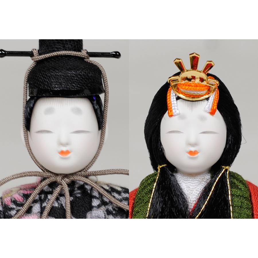 木目込／親王飾 プチサイズ木目込人形：あやか雛（C）：草園作