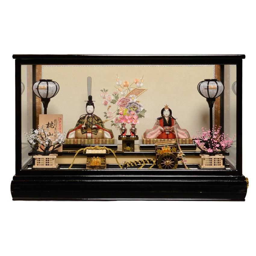 木目込雛人形 桃山雛 親王飾り 木目込親王】【雛人形】 木目込人形：桃山雛：木村一秀作【木目込