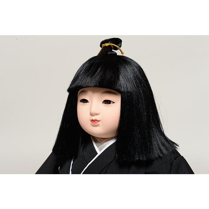 正式的市松人形 １３号市松人形：正絹熨斗め柄：公司作 雛人形
