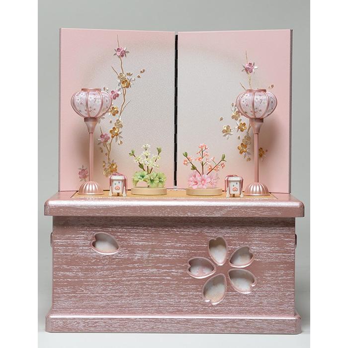 木目込人形五人飾：若菜雛：草園作：収納タイプ : 人形の伏見屋 - 通販