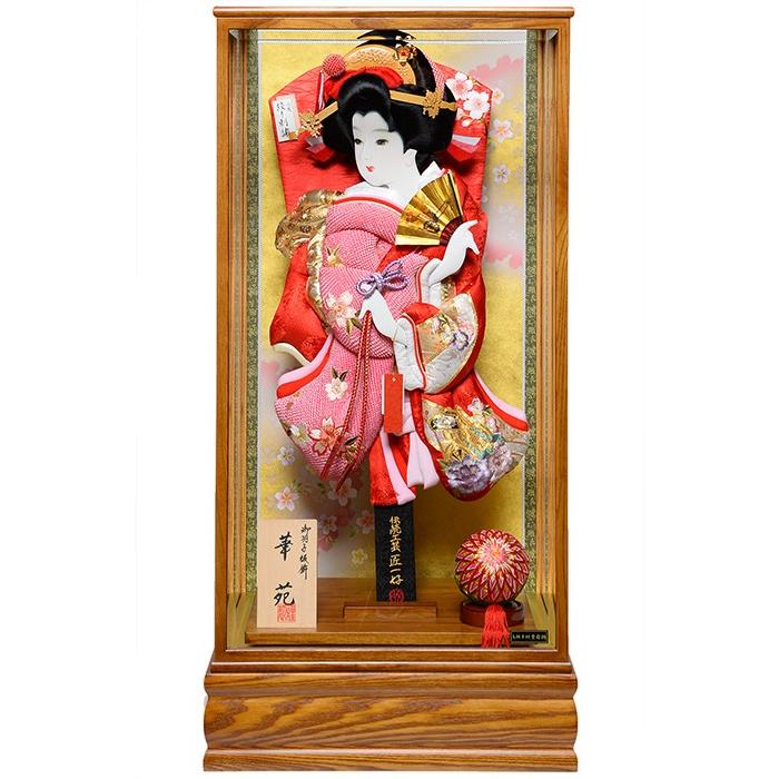 羽子板】羽子板 23号華苑 押絵振袖羽子板 匠一好【羽子板ケース