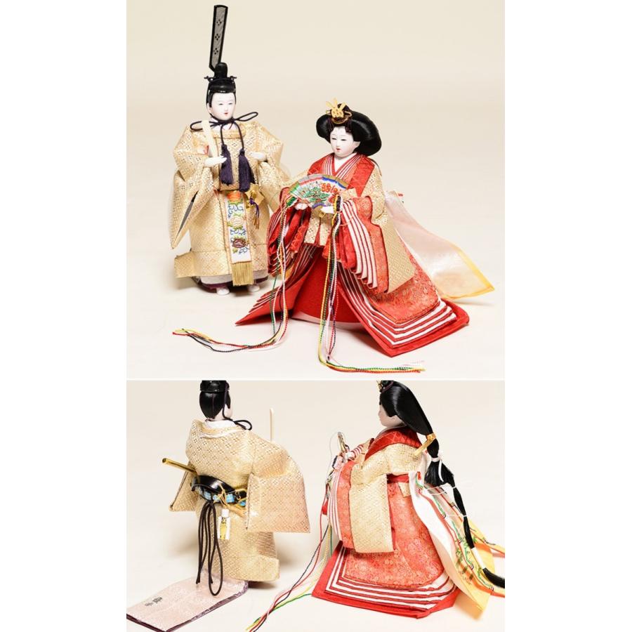 おぼこ雛】【親王飾】立雛・おぼこ雛京三五立雛親王飾：平安優香作