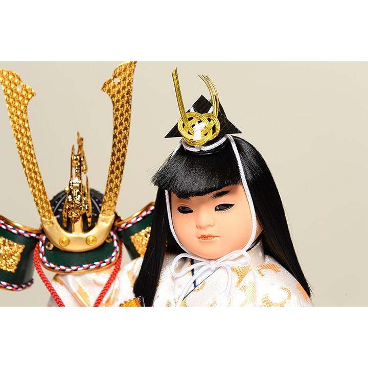 五月人形】【ご進物ケース】7号金龍：祝兜 :嘉房作【武者人形】【端午