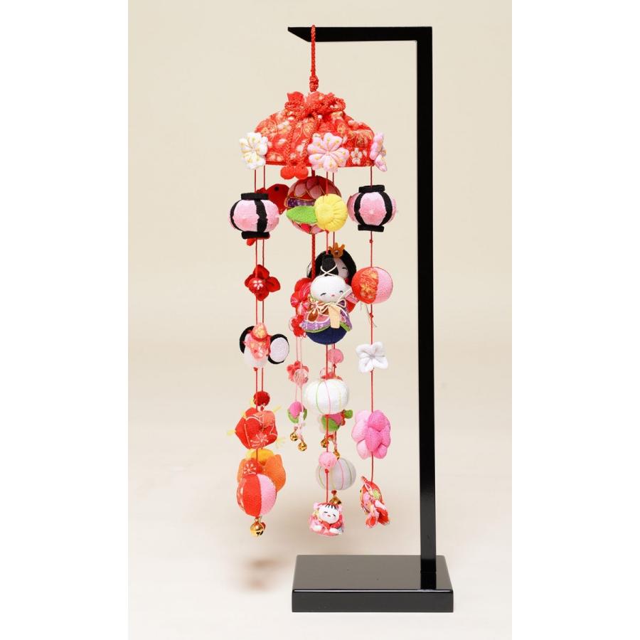 つるし雛(特小)華まりつるし吊るし雛：スタンド付