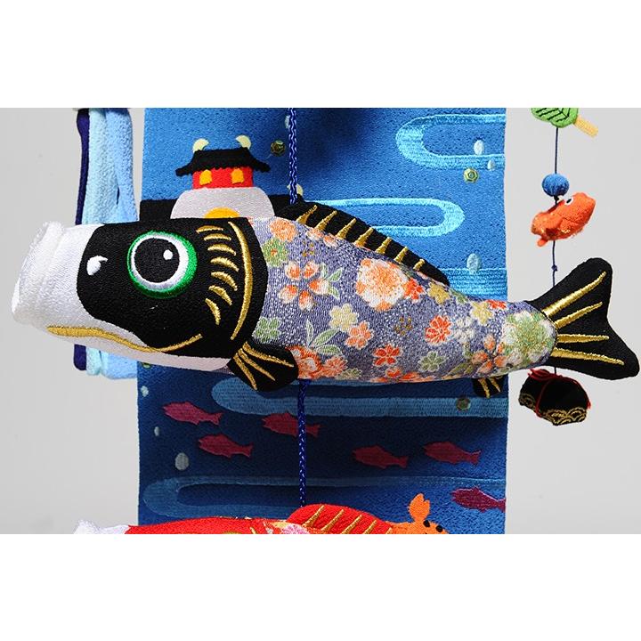 つるし鯉のぼり つるし飾り】【鯉のぼり】室内鯉のぼり 鯉ものがたり（小）のれん型