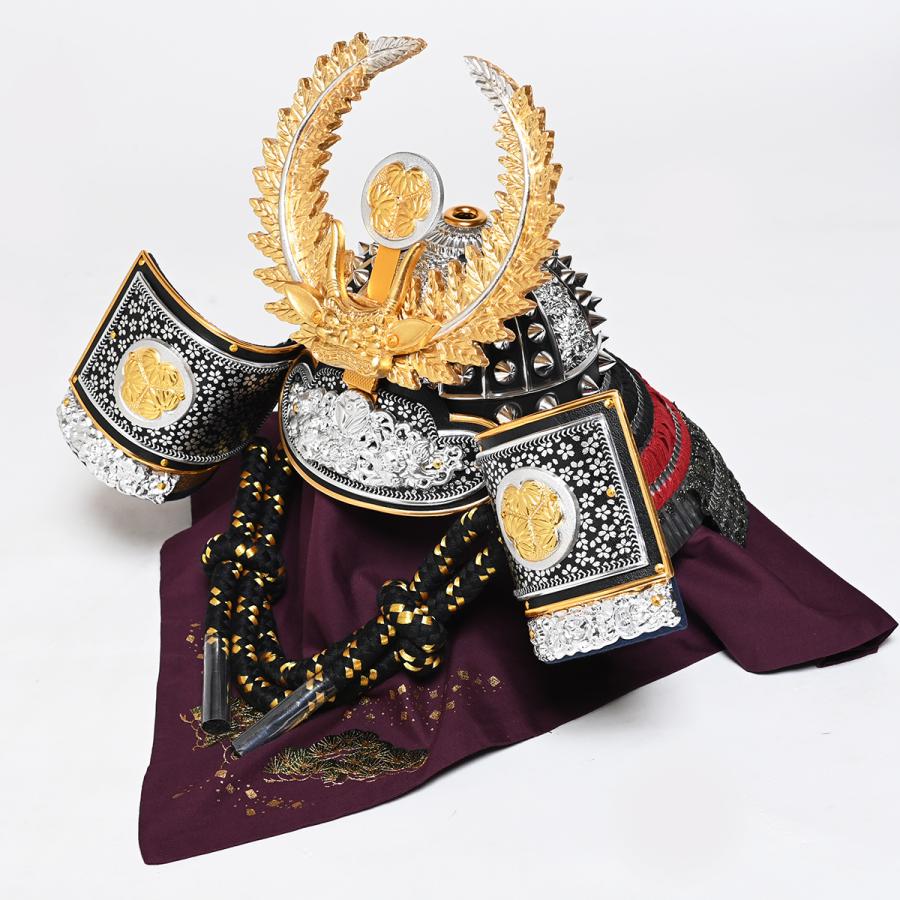 着用兜】【コンパクト収納兜】【武将】30号徳川家康公着用兜赤黒龍虎