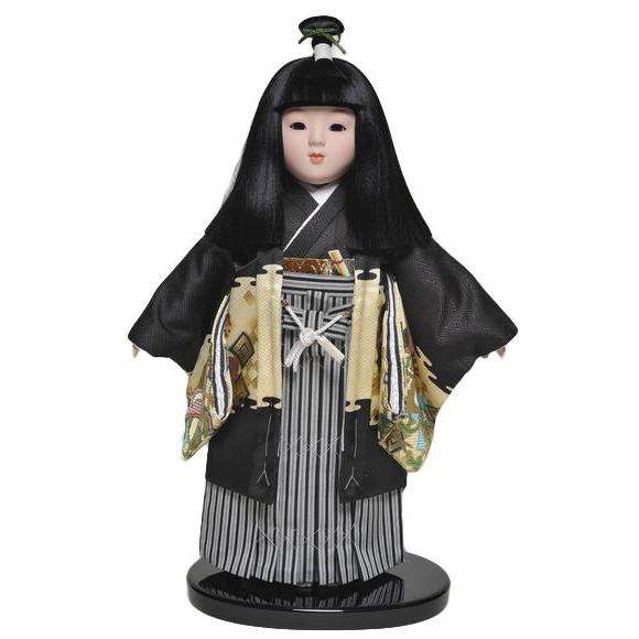 木目込 市松人形京華正絹友禅