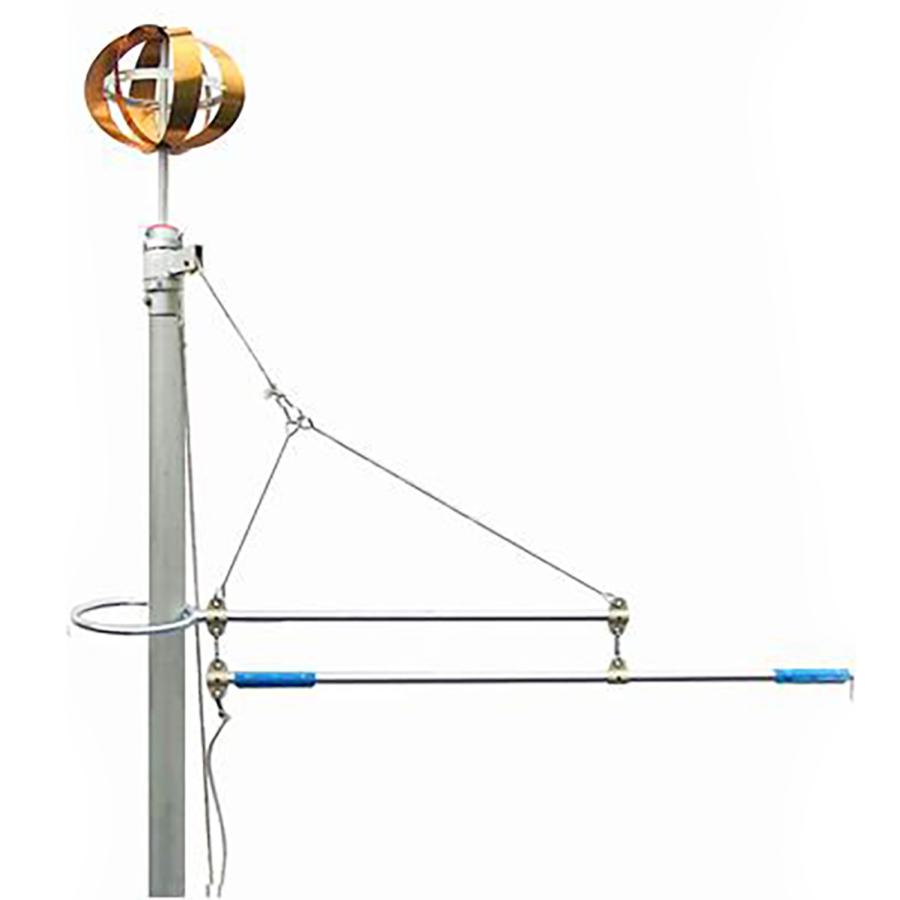 鯉のぼり、武者のぼり用　掲揚器具　リング 武者幟用パワーポール】幟掲揚器具《リング7本》回転球なし