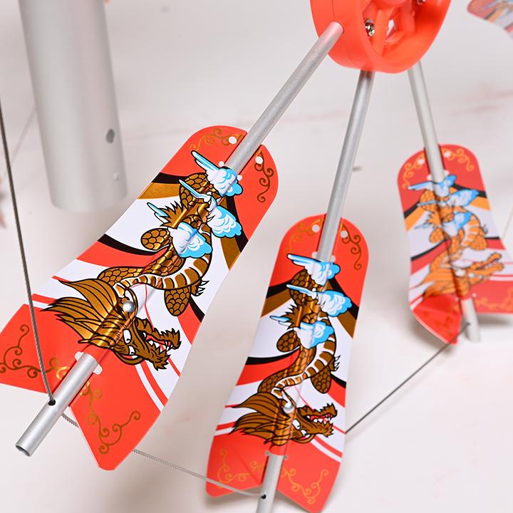 ワイヤー式矢車：大[6〜8m鯉用]【鯉のぼり付属品】