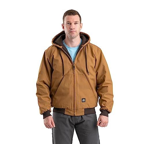 通販激安セール Berne メンズ オリジナルフード付きジャケット US サイズ: S カラー: ブラウン Berne Men´s Heritag 並行輸入品