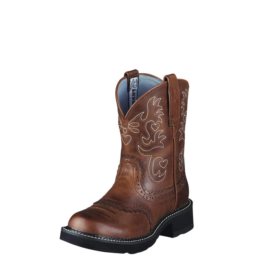 並行輸入品】ARIAT レディース Fatbaby サドル ウエスタンブーツ 