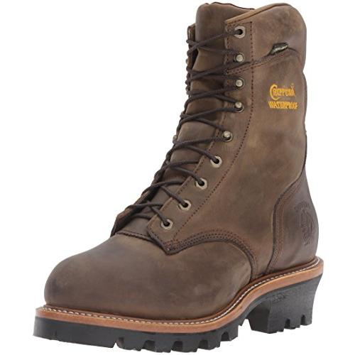 Chippewa メンズ 9インチ 防水 断熱 スチールトウ EH ロガーブーツ US サイズ: 9 X Wide カラー: ブラ 並行輸入品｜fusion-f｜02