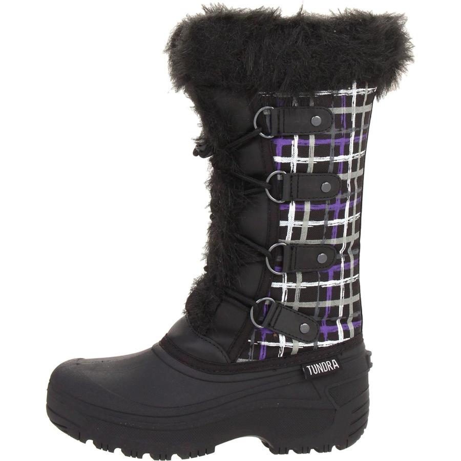 Tundra Women's Diana Boot,Black/Purple,10 B US 並行輸入品｜fusion-f｜07