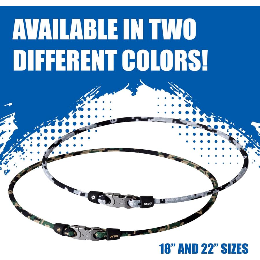 チタンネックレス Amazon | Phiten デジタル迷彩チタンネックレス 18