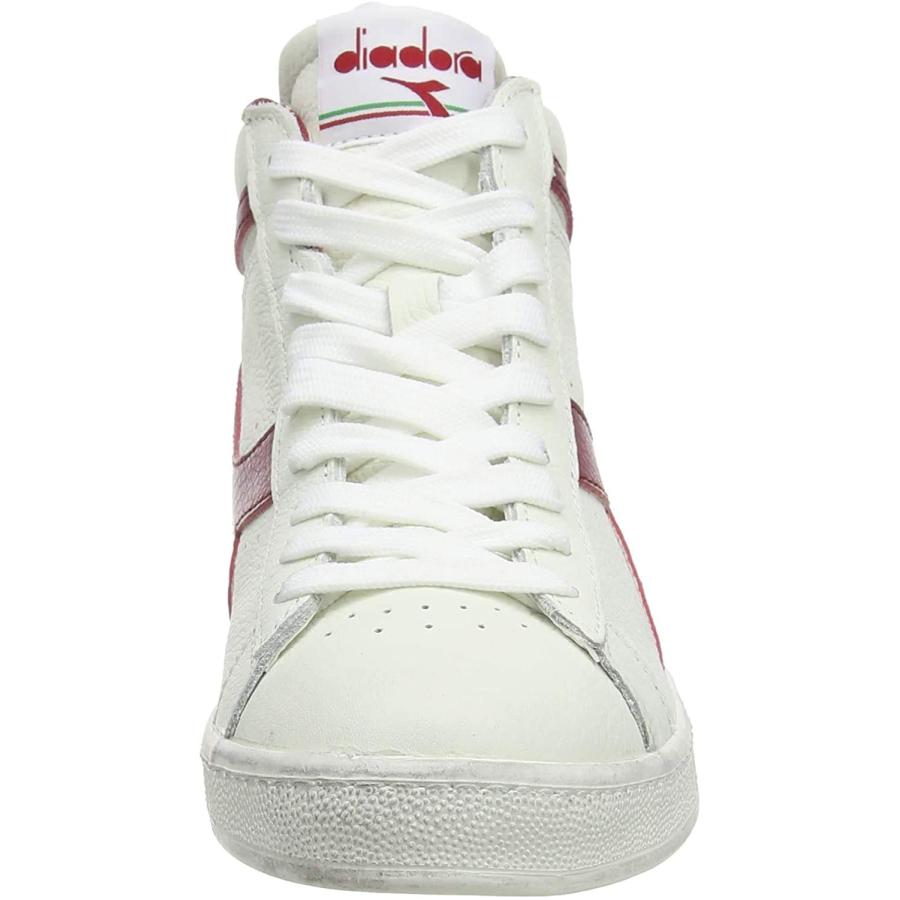 Diadora ユニ 大人用 ゲーム L HIGH Waxed U Athletic, White/Red Pepper, 11  並行輸入品｜fusion-f｜04