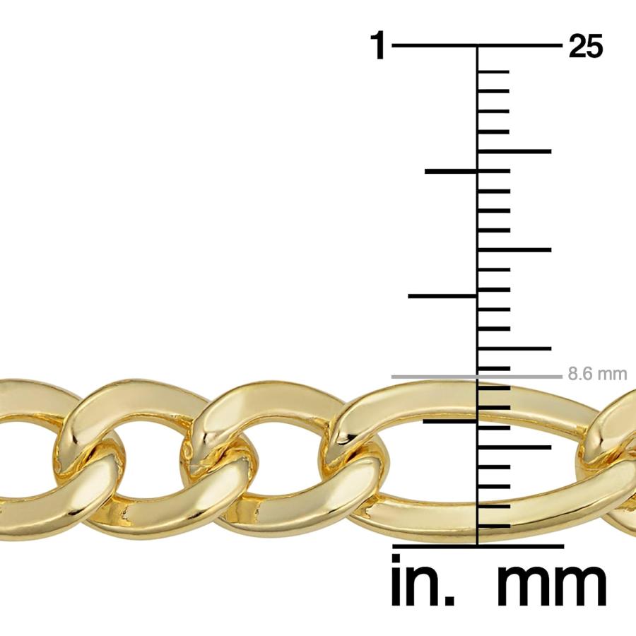 14K solid gold フィガロチェーン　20インチ　3.1ミリ 14K solid gold フィガロチェーン 20インチ 3.1ミリ （14K Real