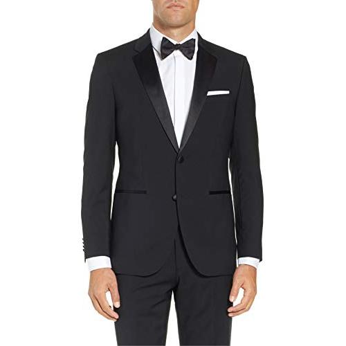 Adam Baker メンズ クラシック スリムフィット ツーピース フォーマル タキシード スーツ - 多くのサイズと色をご用意 US サイズ: 38 Regular - Classic Fit 並行輸入品】Adam Baker メンズ クラシック & スリムフィット