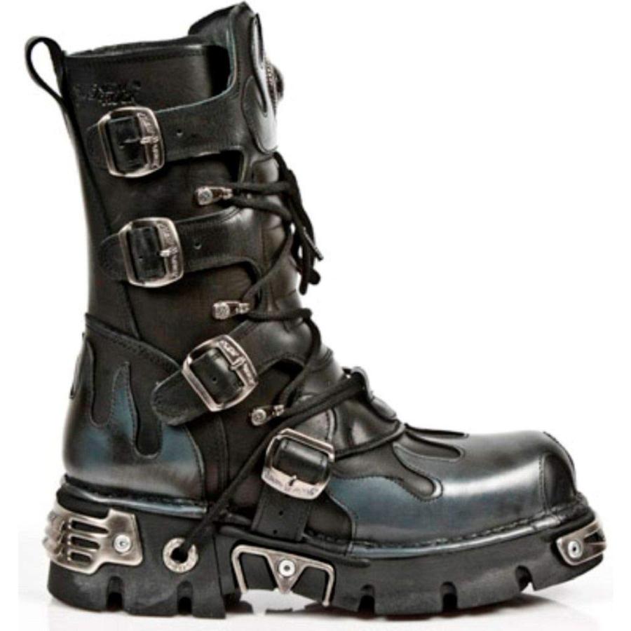 並行輸入品】New Rock Newrock 591 S2 シルバーフレーム メタル