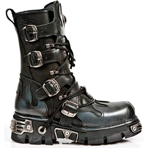 並行輸入品】New Rock Newrock 591 S2 シルバーフレーム メタル