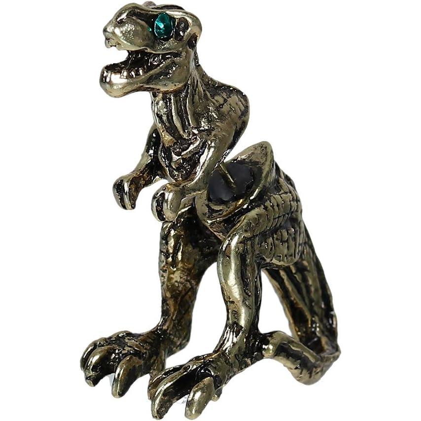 JGFinds 恐竜イヤリング T-Rex - 4セット ブロンズ シルバー JGFinds 恐竜イヤリング T-Rex - 4セット ブロンズ シルバー