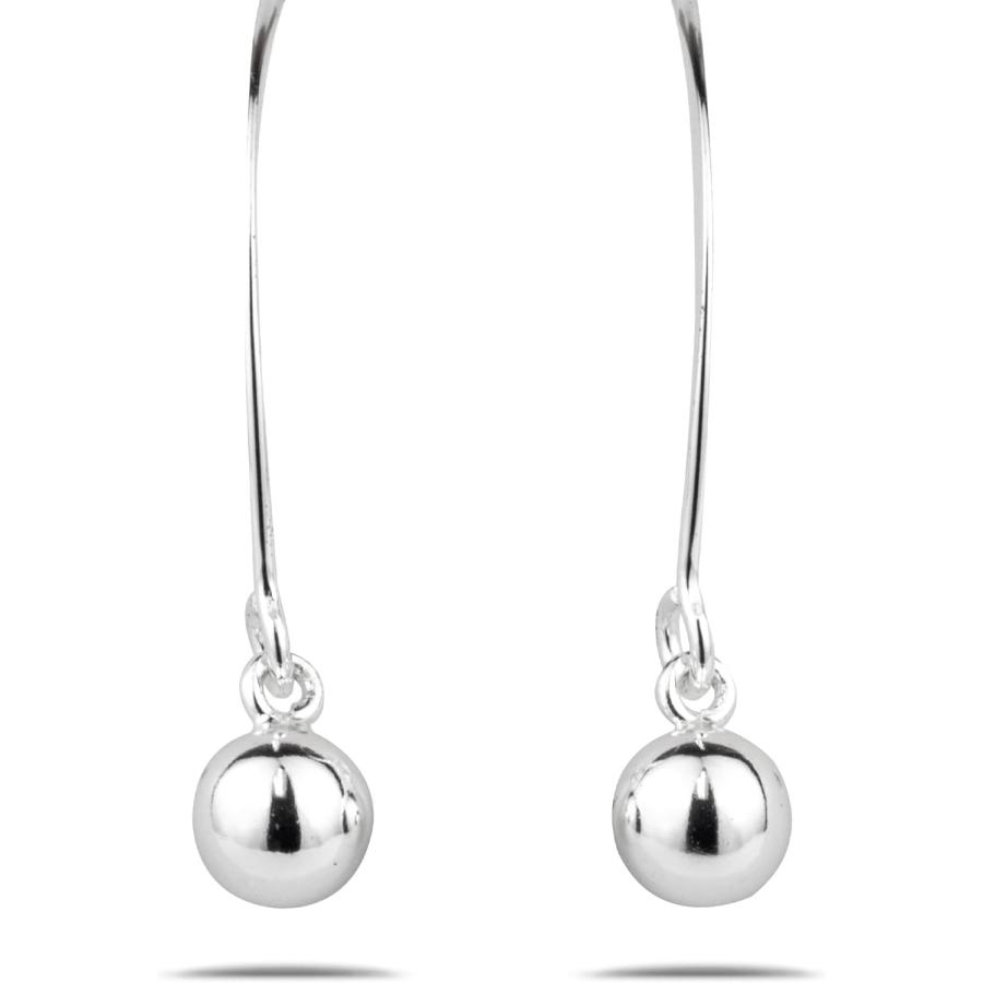 並行輸入品】Sterling Silver Ear Wire Threader Ball Drop