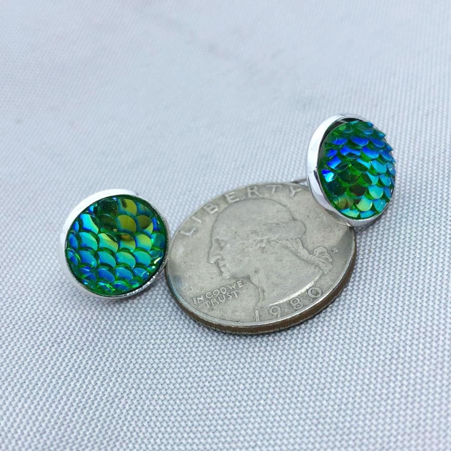 【並行輸入品】AMOR SPES カラーチェンジ オーシャンプリンセススタイル マーメイド シーメイド 海乙女 スタッドイヤリング レディース ガール |  | 01