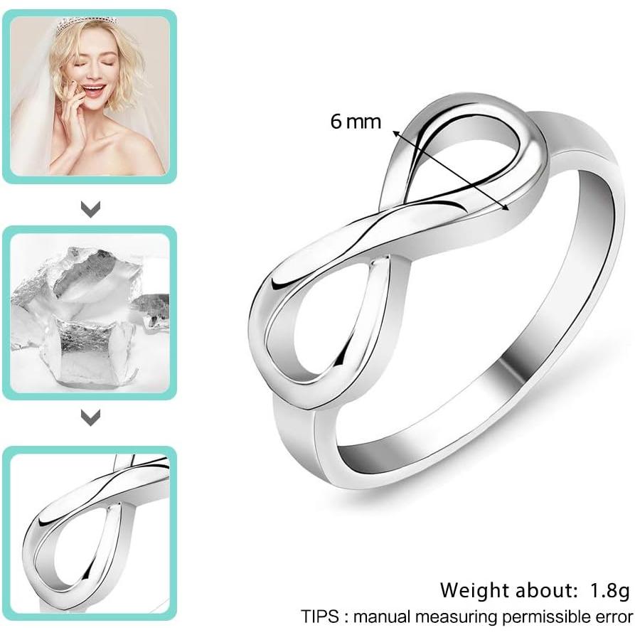 並行輸入品】Personalized Free Engrave infinity bff友情リング
