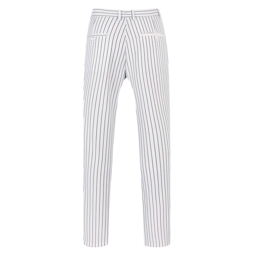 MAULOAGOLF ホワイト パターン入りパンツ MAULOAGOLF ホワイト パターン入りパンツ