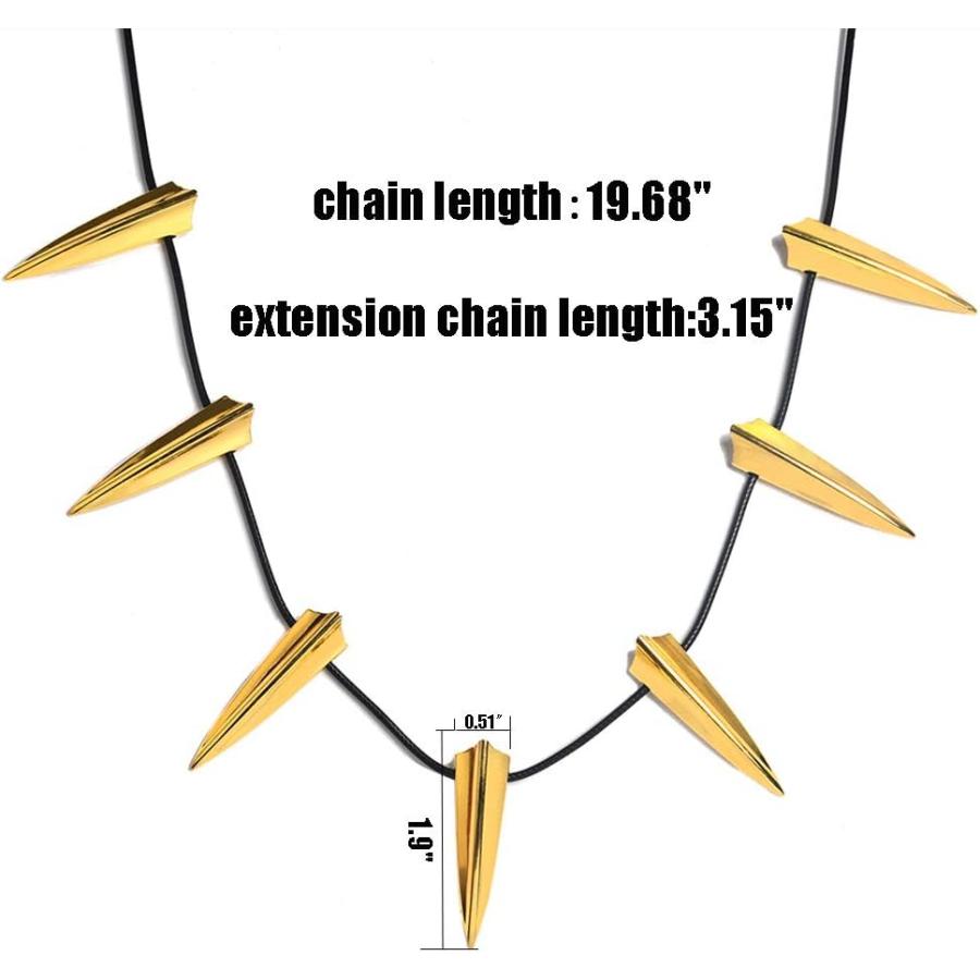 並行輸入品】Byondever ブラックパンサーネックレス メンズ 14K