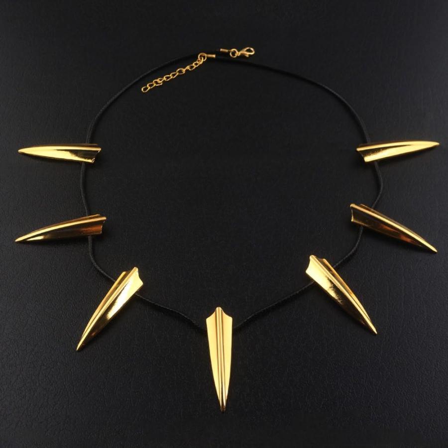 Byondever ブラックパンサーネックレス メンズ 14Kメッキ Byondever ブラックパンサーネックレス メンズ 14Kメッキ