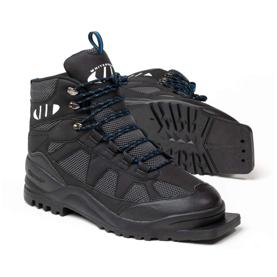 並行輸入品】Whitewoods 301 75mm Cross Country Ski Boots Black/Grey