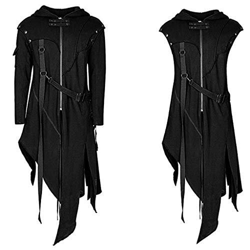 並行輸入品】baskuwish メンズ アシンメトリー ジップアップ
