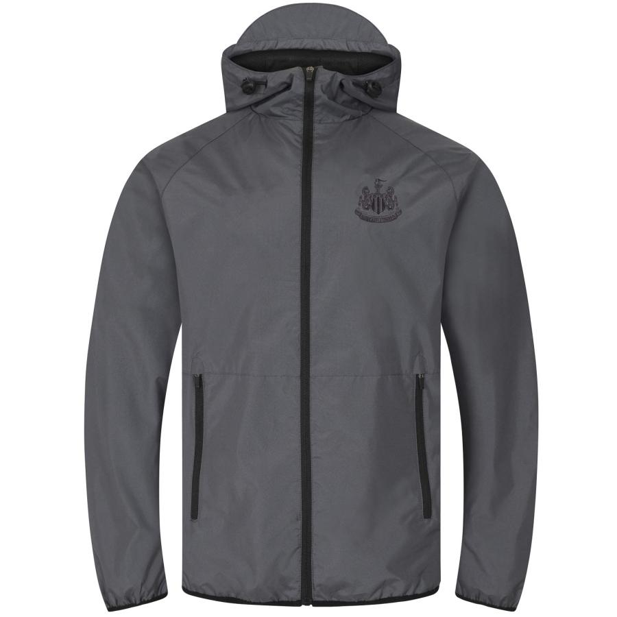 【並行輸入品】Newcastle United FC Gift Mens Shower Jacket Windbreaker Peaked H | 