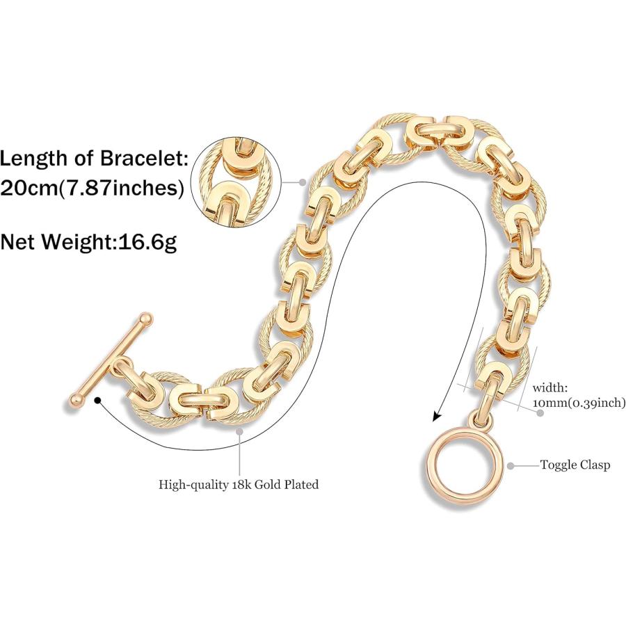 メンズキューバリンクネックレス,18kゴールドメッキチェーン,5a イタリア製 SILVER925 チェーン ネックレス デザイン 幅約8mm Savlano