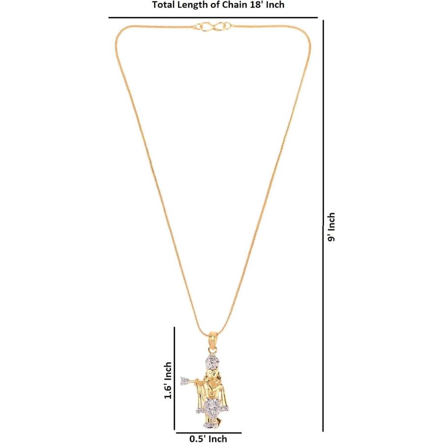 並行輸入品】Efulgenz ペンダントネックレス インド ヒンドゥー教 神