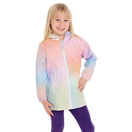 特集の通販 Western Chief Girls Ombre Rainbow Rain Coat Iridescent (4_years) 並行輸入品