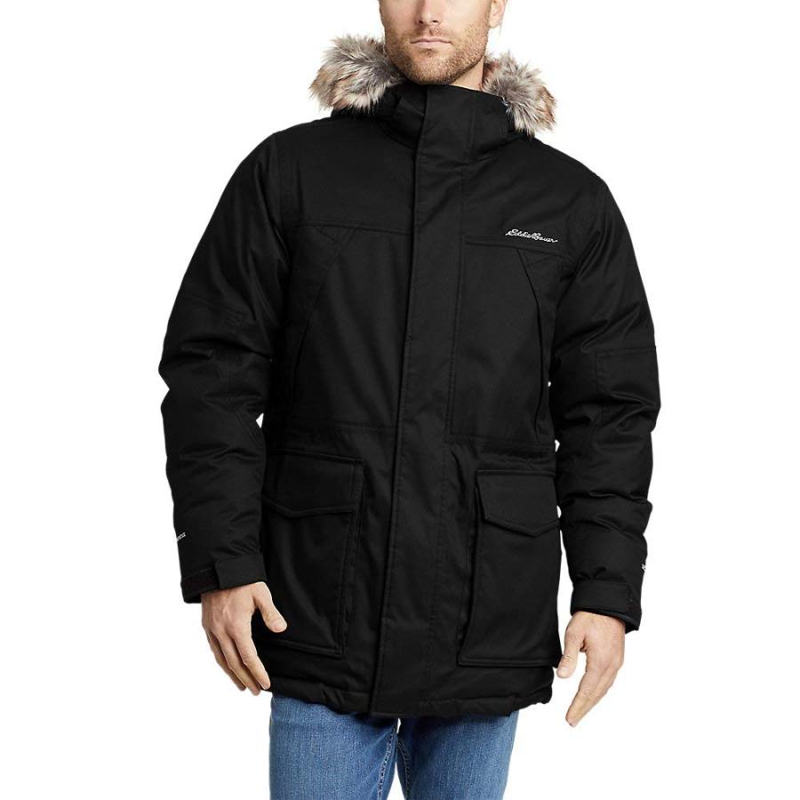 並行輸入品】Eddie Bauer Men's Ridgeline Down Parka, Black, Small