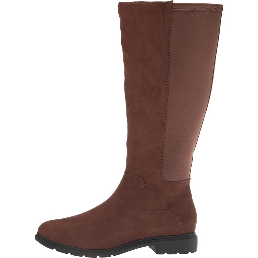 Dr. Scholl's Shoes Women's New Start Knee High Boot Chocolate Wide Calf