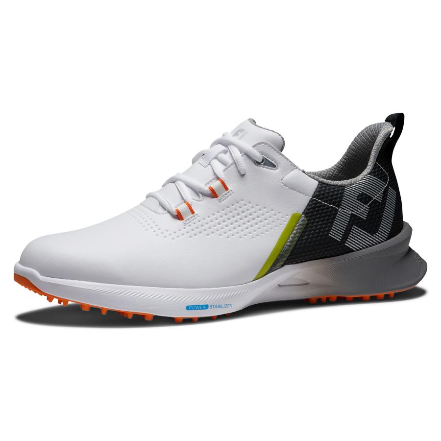 並行輸入品】FootJoy Men's FJ Fuel Golf Shoe, White/Black/Orange