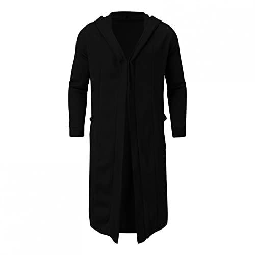 CHSWVUKQ Mens Cloak Trench Coat with Hood Steampunk Hooded Jacke 並行輸入品｜fusion-f｜08