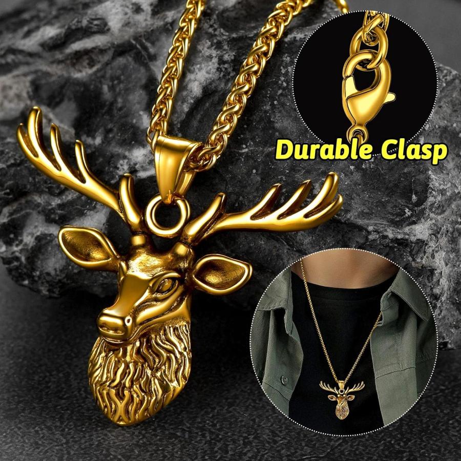 並行輸入品】FaithHeart ケルト神話 バイキング 鹿の角 ペンダント