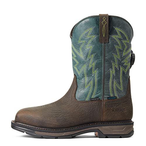 Ariat Mens WorkHog XT BOA Waterproof Carbon Toe Work Boot Bruin  並行輸入品｜fusion-f｜05