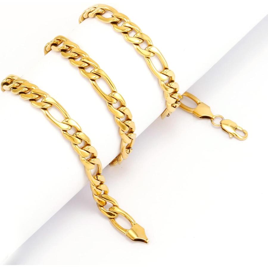 並行輸入品】MIMITLTY 20/22/24/26インチ フィガロチェーンネックレス